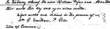 1838 Roberts, John and Newton land deed from William Tignor (2)