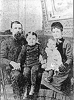 John W. Vann with his wife Blanche and children William and Amy