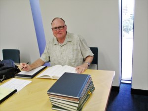 Gary power researching in San Antonio 2015