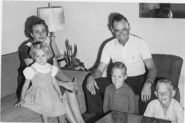 Photo from early 1960s Christmas card