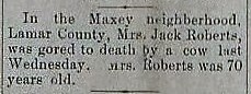 Honey Grove Signal. (Honey Grove, Tex.), Vol. 5, No. 12, Ed. 1 Friday, May 10, 1895, Sequence: 5 | The Portal to Texas History