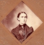 Photo of Cornelia Ann Roberts Lassiter. She was the daughter of John Anderson and Lavina Jane Roberts and the wife of J.B. Lassiter. Thanks to Linda Kisner for originally sharing this photo in 2012. Photo has been edited GFR.