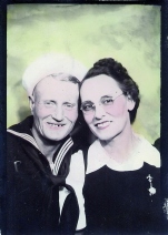 Gus and Emma Roberts ca 1942